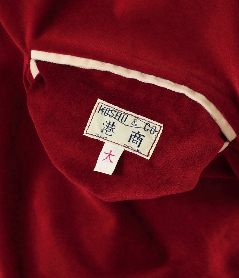 TT16010-170 / KOSHO & CO. TAILOR TOYO Late 1950s Style Velveteen × Acetate Souvenir Jacket Special Edition “GUAM ISLANDS” × “SEAHORSE”