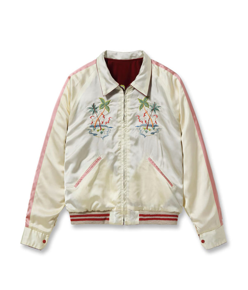 TT16010-170 / KOSHO & CO. TAILOR TOYO Late 1950s Style Velveteen × Acetate Souvenir Jacket Special Edition “GUAM ISLANDS” × “SEAHORSE”