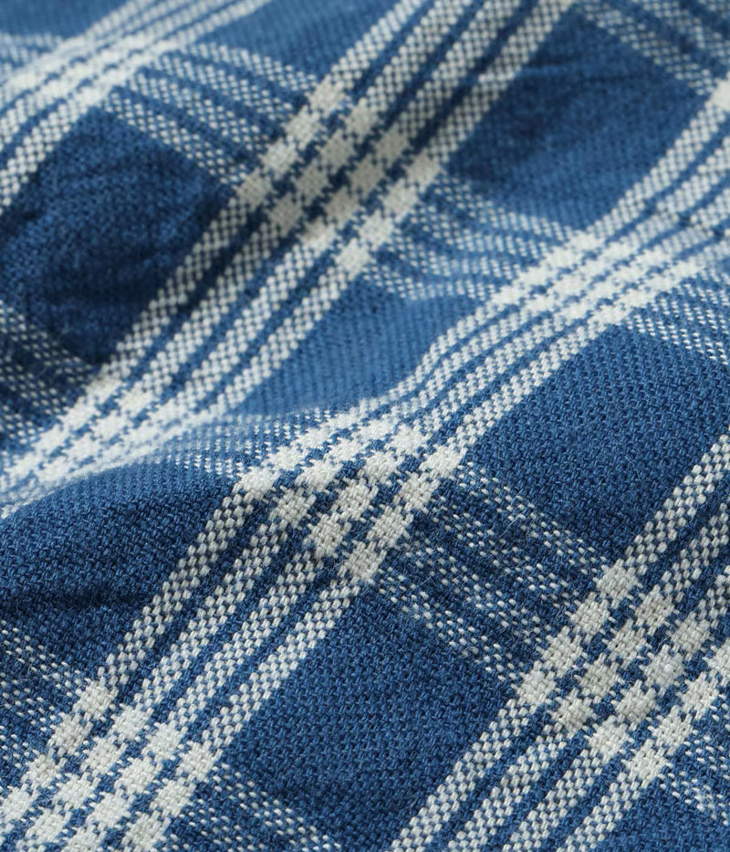 US15901 / UNION SUPPLY PALAKA CHECK SHIRT BLOUSE