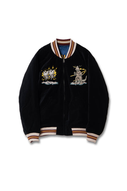 UT-011 / STUDIO D'RTISAN Reversible Velvet ULTRA MONSTER Souvenir Jacket ELEKING GOMORA ULTRAMAN