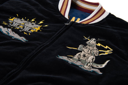 UT-011 / STUDIO D'RTISAN Reversible Velvet ULTRA MONSTER Souvenir Jacket ELEKING GOMORA ULTRAMAN