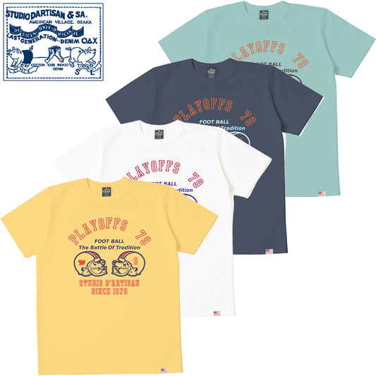 8115A / STUDIO D'ARTISAN U.S.A. Cotton Print T-Shirt