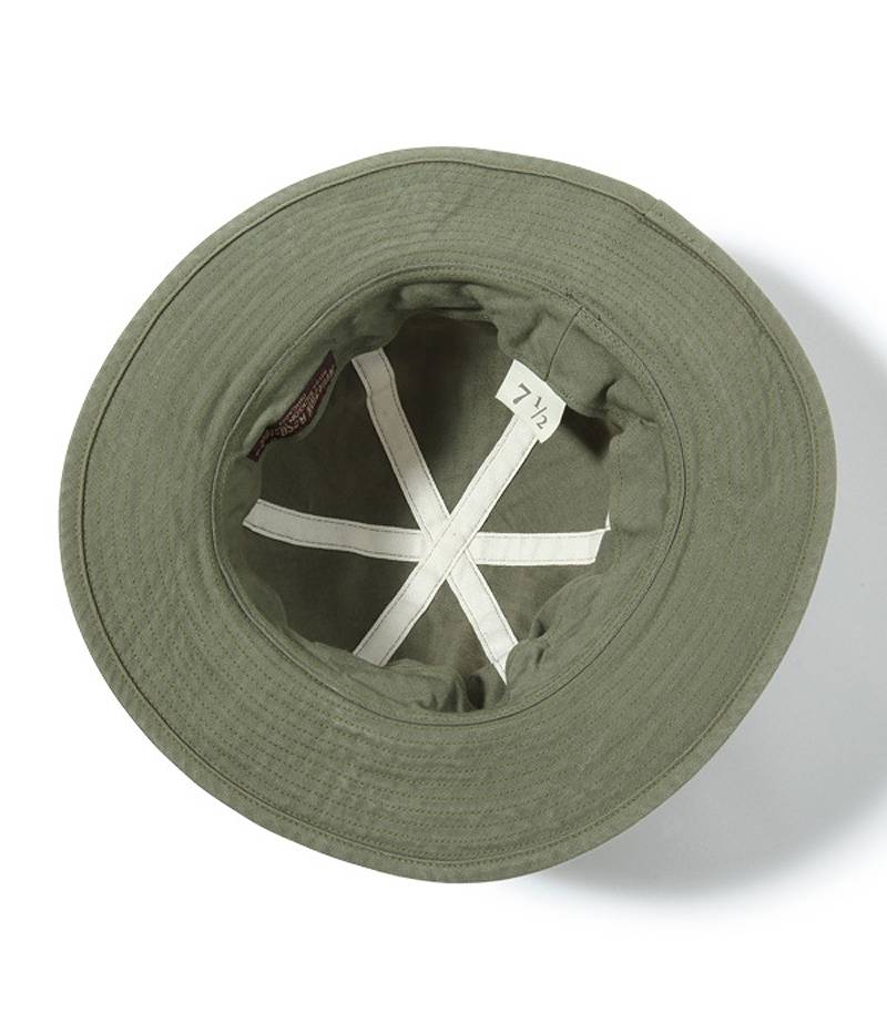 BR02537 / BUZZ RICKSON'S AVIATION ASSOCIATES O.D. HERRINGBONE ARMY HAT