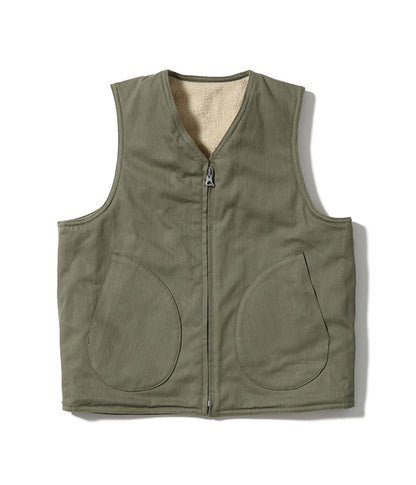 BR14886 / BUZZ RICKSON'S WOOL PILE VEST “BUZZ RICKSON MFG. CO.”