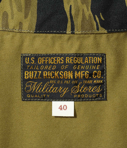 BR14937 BUZZ RICKSON'S GOLD TIGER STRIPE JACKET OVER DYE