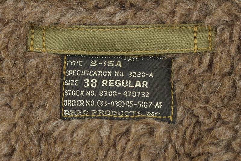 BR15129 / BUZZ RICKSON'S Type B-15a Reed Products.inc. 