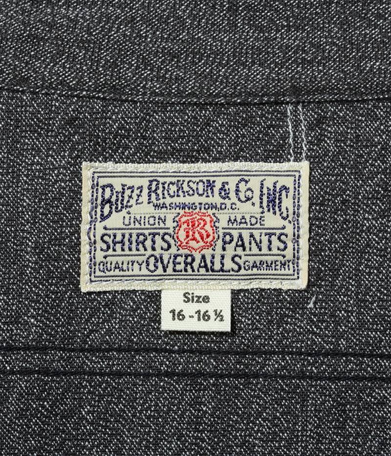 BR26082 / BUZZ RICKSON'S Cotton Covert Work Shirts