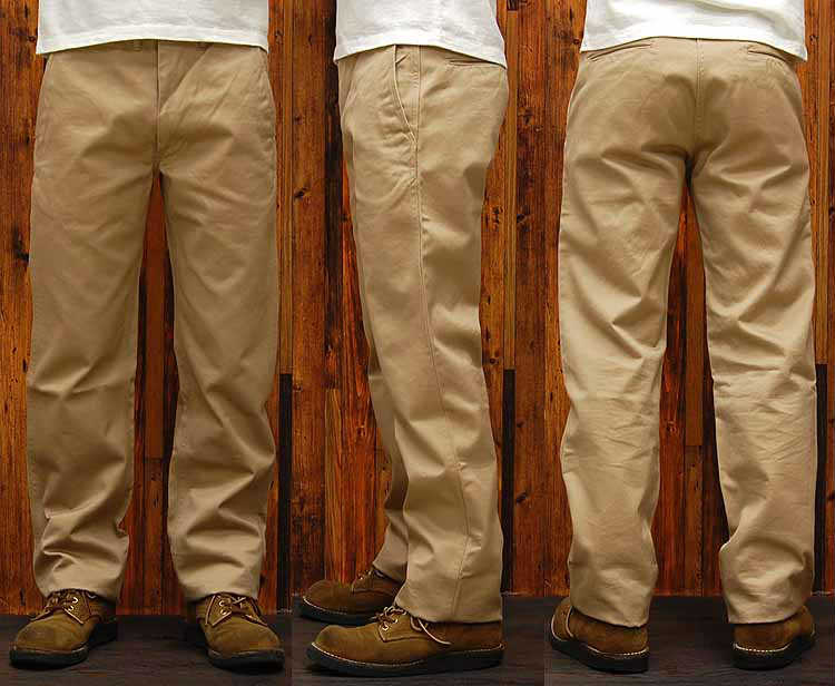 BR40025 / BUZZ RICKSON'S ORIGINAL SPEC. CHINOS (ONE WASH) – Klaxon