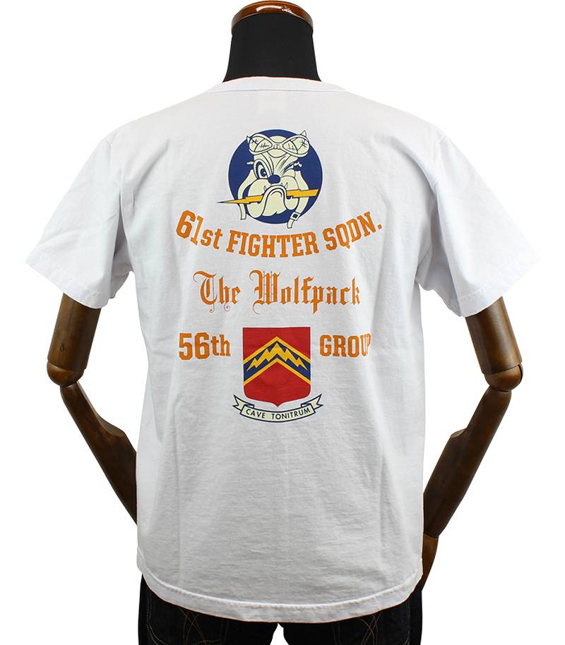 BR79124 / BUZZ RICKSON'S S/S MILITARY TEE "61st FIGHTER SQ."