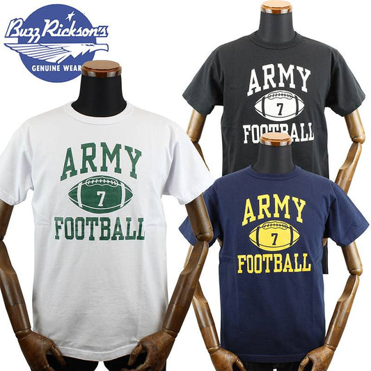 BR79129 / BUZZ RICKSON'S S/S MILITARY TEE "ARMY FOOTBALL"