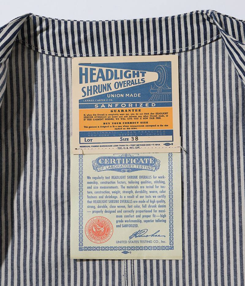 HD15237 / HEADLIGHT 11oz. Express Stripe Vest (FULL SLEEVES)