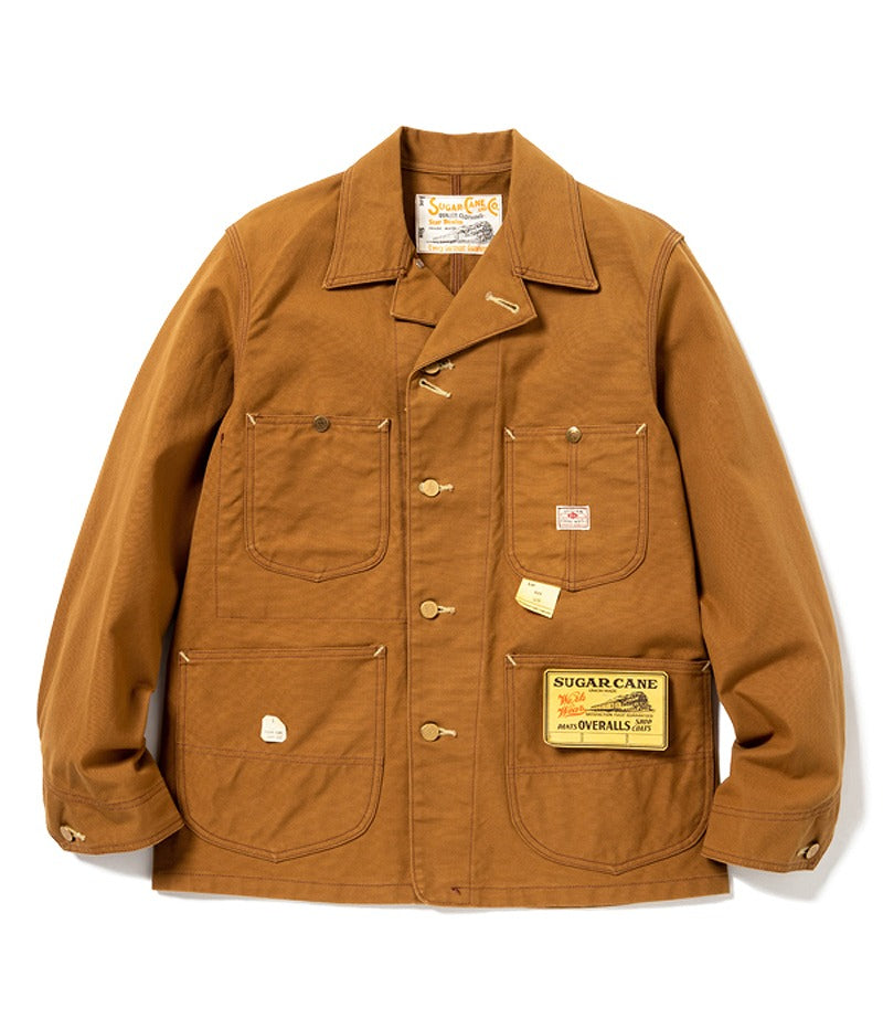 SC14374 / SUGARCANE 13oz. Brown Duck Work Coat