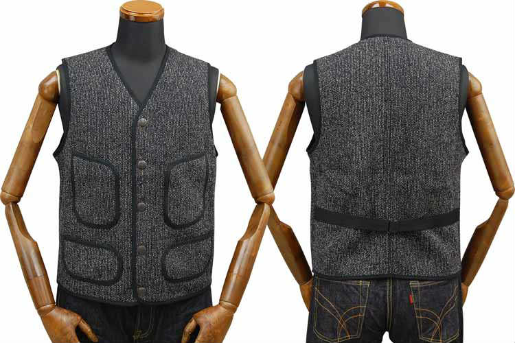 SC14535 / SUGAR CANE Beach Cloth Vest – Klaxon Japanese Denim