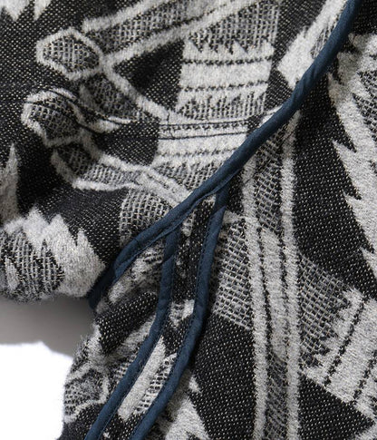SC15223 / SUGAR CANE Native American Wool Blanket Jacket