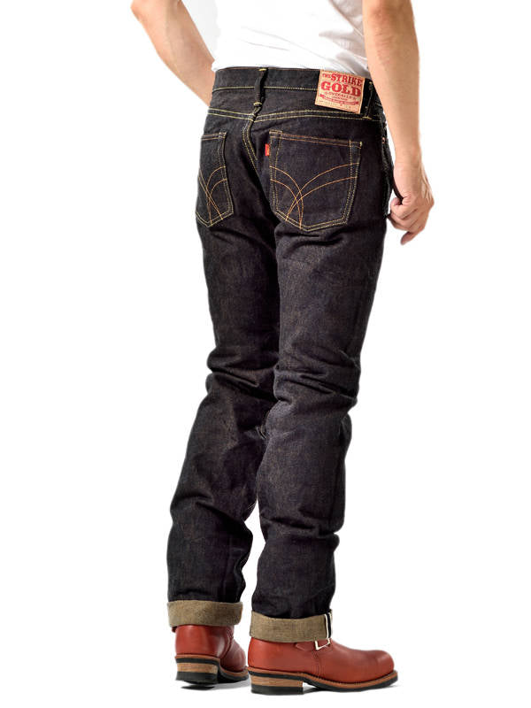 The Strike Gold SG2105 Tough Series 17oz Selvedge Jeans - Stylish Straight