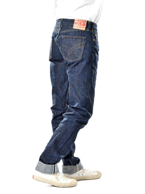 The Strike Gold SG8104 Shower Slubby Series 16oz Selvedge Jeans - Regular Tapered