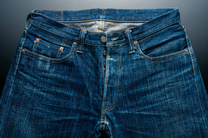 The Strike Gold SG8109 Shower Slubby Series 16oz Selvedge Jeans - Slim Tapered