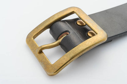 SGA0901 / The Strike Gold Italian Bends Leather Belt Plain