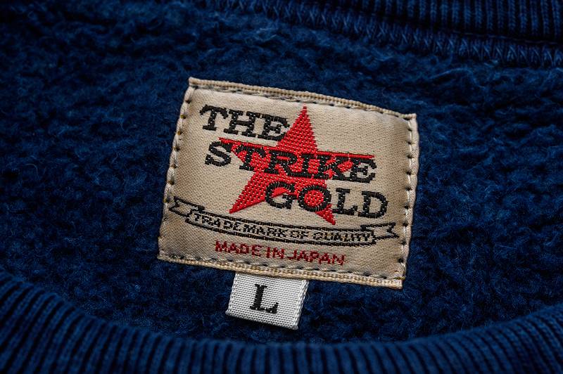 The Strike Gold SGC00ID Heavy Loopwheeled Sweatshirts - Indigo Dyed