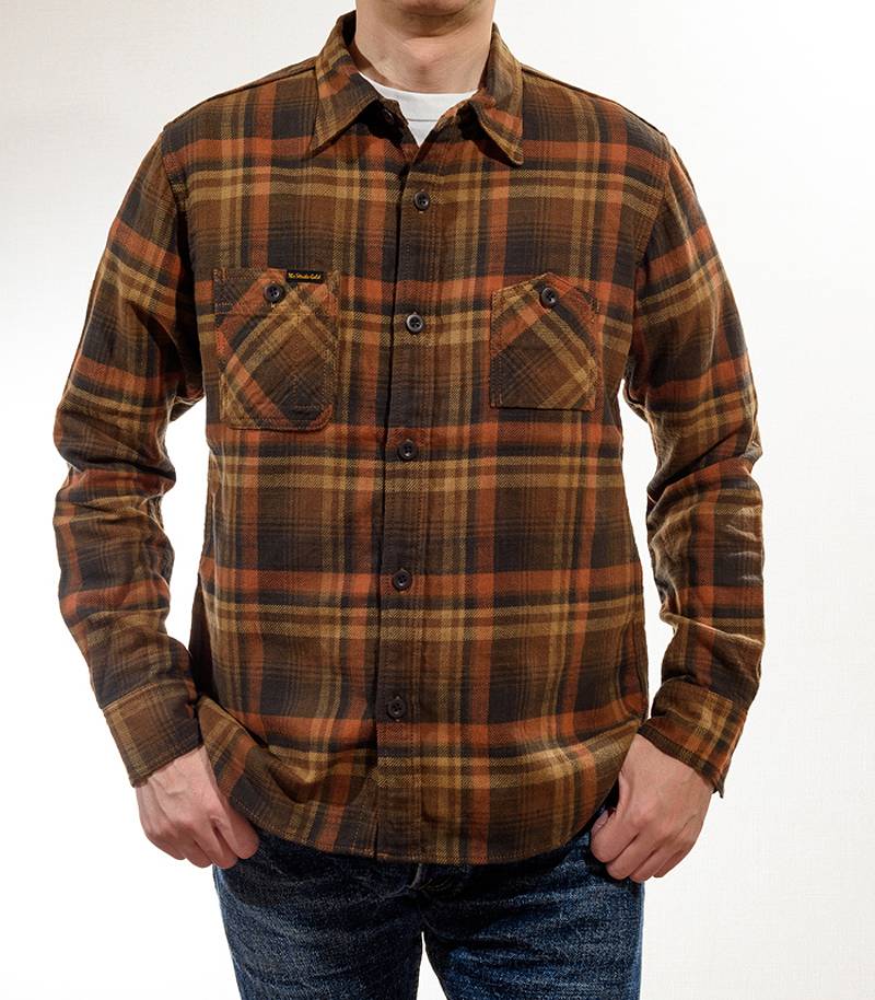 The Strike Gold SGS2202 Brushed Flannel Check Work Shirts