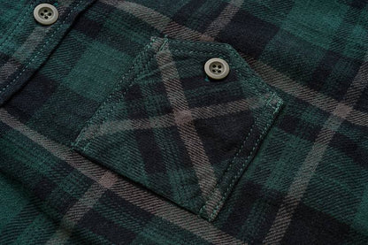 The Strike Gold SGS2202 Brushed Flannel Check Work Shirts