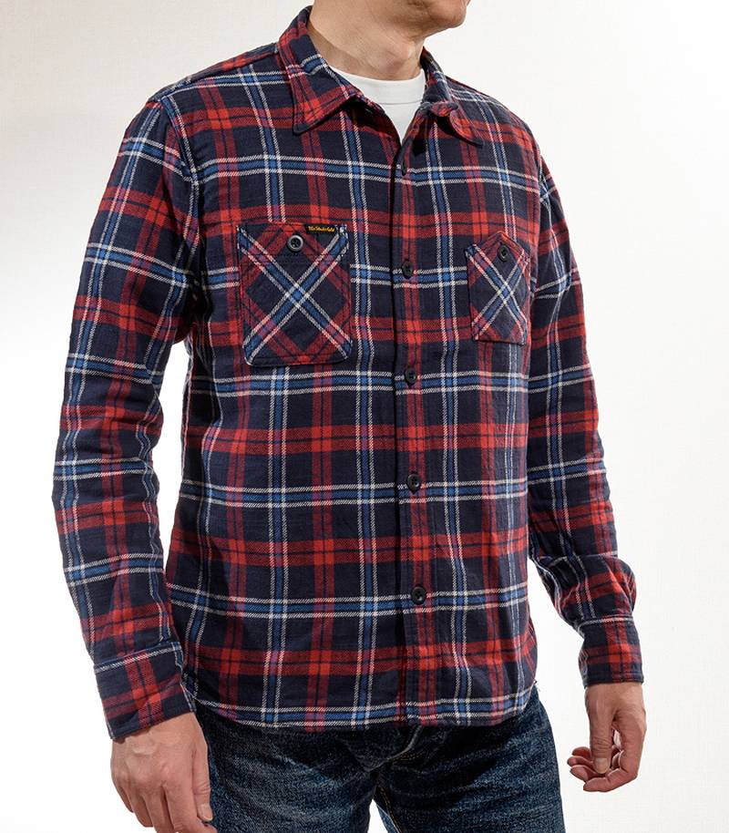 SGS2202 The Strike Gold Brushed Flannel Check Work Shirts