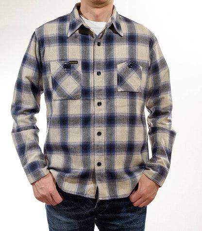 SGS2204 The Strike Gold Brushed Soft Flannel Check Work Shirts