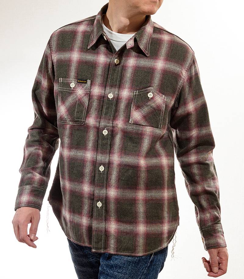The Strike Gold SGS2204 Brushed Flannel Soft Check Work Shirt