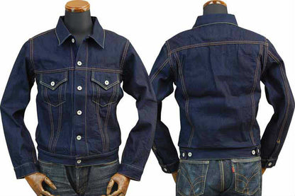 TDJ60SC TENRYO DENIM Color Revolution 60S denim jacket 3rd-type  Denim Jacket