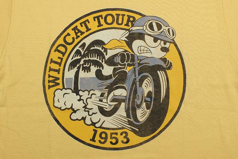 TMC2303 / TOYS McCOY FELIX THE CAT TEE " WILDCAT TOUR 1953 "