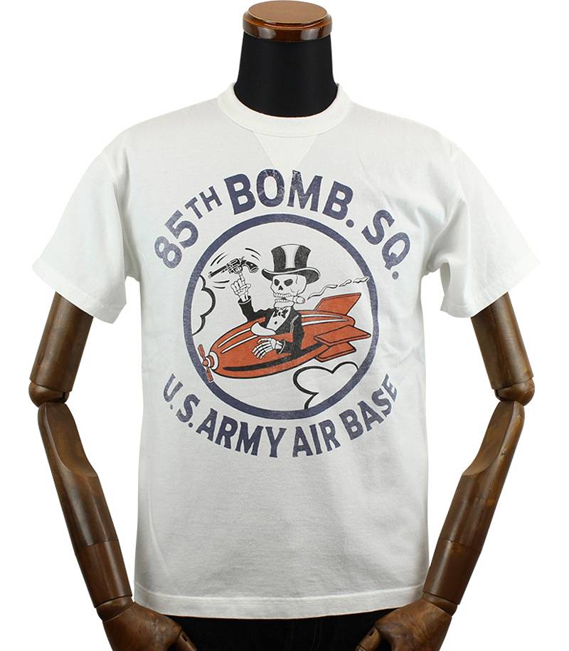 TMC2331 / TOYS McCOY MILITARY TEE SHIRT " 85TH BOMB. SQ. HAMMER FIELD "