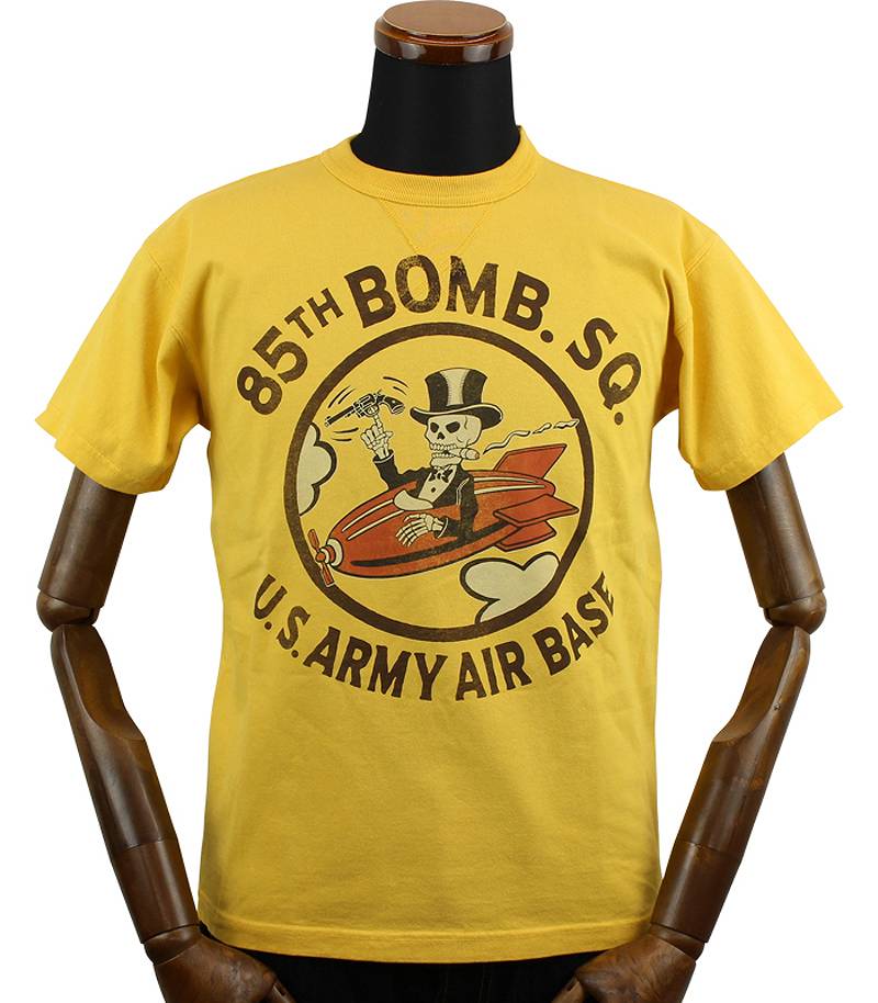 TMC2331 / TOYS McCOY MILITARY TEE SHIRT " 85TH BOMB. SQ. HAMMER FIELD "