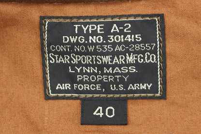 TMJ2301 TOYS McCOY TYPE A-2 STAR SPORTSWEAR MFG.CO. " LADY LUCK