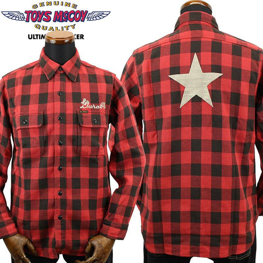 TMS2206 TOYS McCOY Buffalo Plaid Shirt TOYS McCOY & Co "Durable One Star"