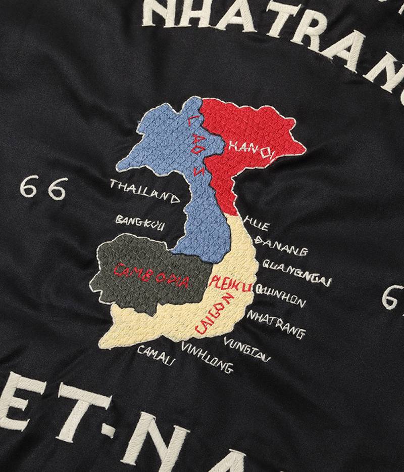 TT15275 / TAILOR TOYO MID 1960S Style Cotton Vietnam Jacket "Vietnam Map"