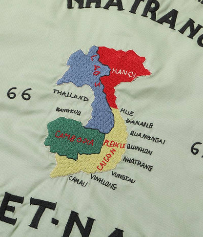 TT15275 / TAILOR TOYO Mid 1960s Style Cotton Vietnam Jacket “VIETNAM MAP”